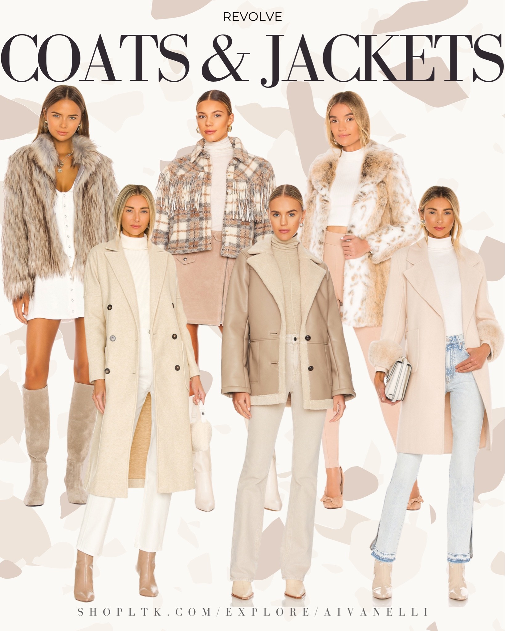 Revolve: Coats & Jackets!

Women’s date night outfit ideas
Women’s distressed denim
Leather pants
Black heels
Hoop earrings
Black clutch
Black bodysuit
Women’s night looks
Styled look
Women’s workwear
Fall fashion
Fall dresses
Maxi dresses
Black denim
Denim jeans
Turtleneck
Cozy sweaters
Womens loungewear
Womens booties
Womens boots
Fall boots
Fall booties
Fall style
Fall outfit ideas

#LTKSeasonal #LTKsalealert #LTKstyletip