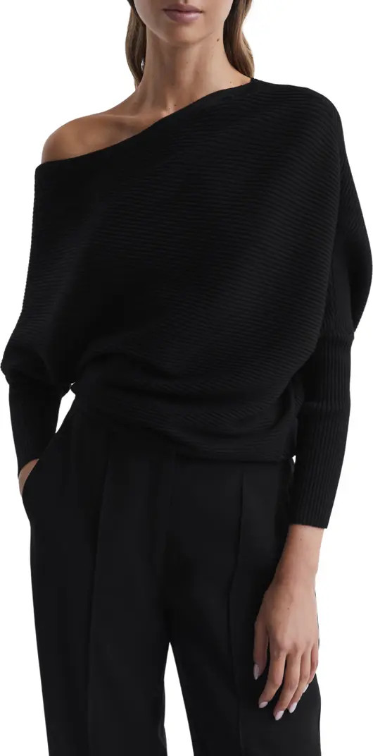 Lorna Off the Shoulder Rib Sweater | Nordstrom