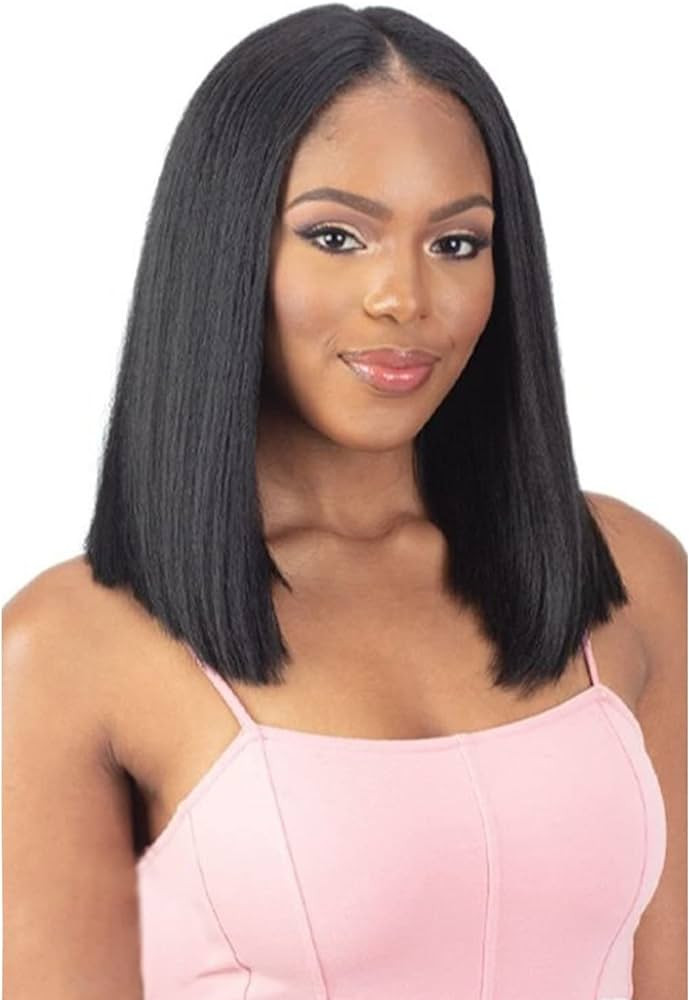 Freetress Organique U Part Wig Natural Yaky Straight (14", 1) | Amazon (US)
