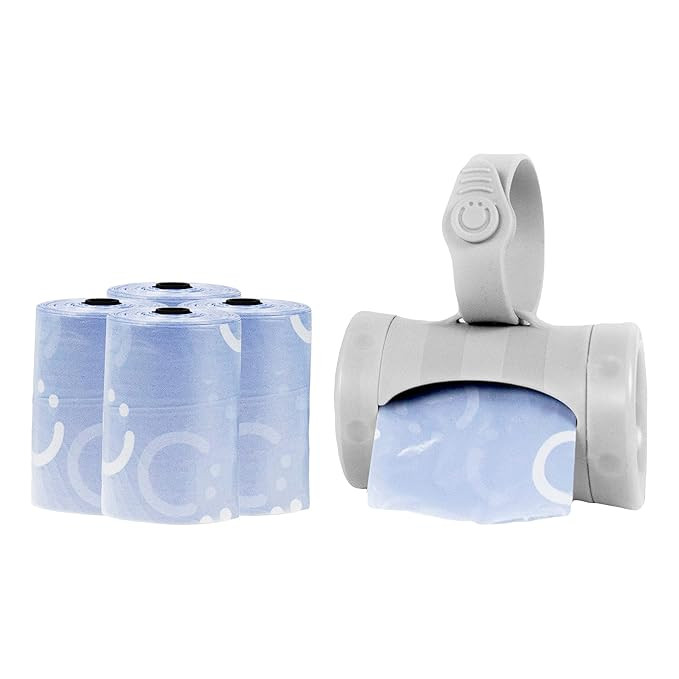 Ubbi On The Go Gray Bag Dispenser and Waste Disposal Bags Refill, Lavender Scented, Baby Savings ... | Amazon (US)