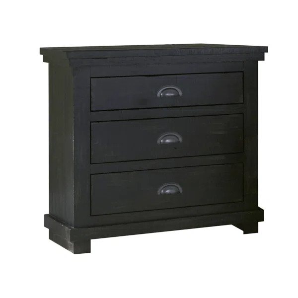 Ammerman 3 - Drawer Solid Wood Bachelor’s Chest | Wayfair Professional