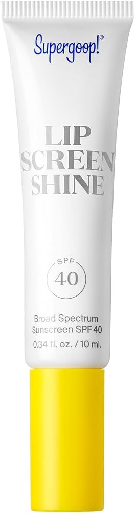 Supergoop! Lipscreen Shine SPF 40, 0.34 fl oz - Clear Lip Gloss - Broad Spectrum SPF Lip Balm wit... | Amazon (US)