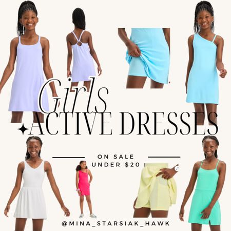 Girls athletic dresses on sale through today at Target! $12-$14 in a ton of cute colors and styles 🩷

#LTKsalealert #LTKfindsunder50 #LTKActive