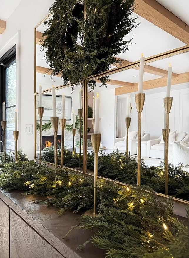 80" Forest Green Garland | Amazon (US)