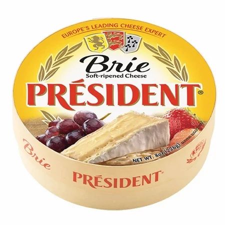 President Brie Soft-Ripened Cheese, 8 oz | Walmart Online Grocery