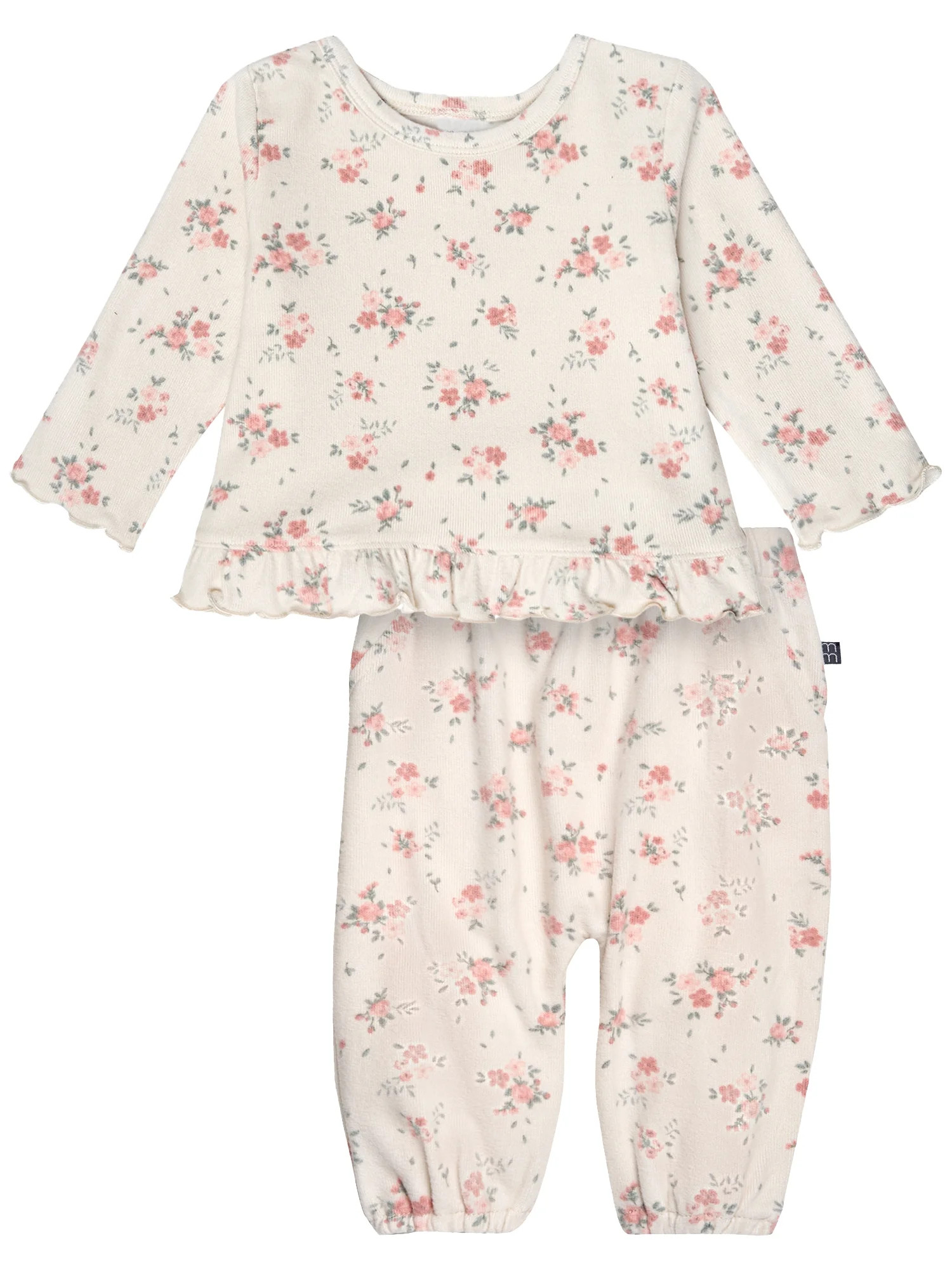 Modern Moments by Gerber Gender Neutral 2-Piece Outfit Sets, Sizes 0/3 Months - 24 Months | Walmart (US)