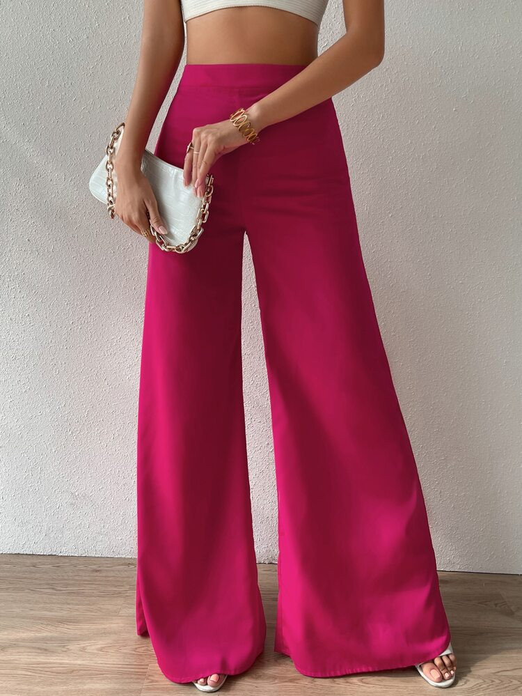 High Waist Wide Leg Pants | SHEIN