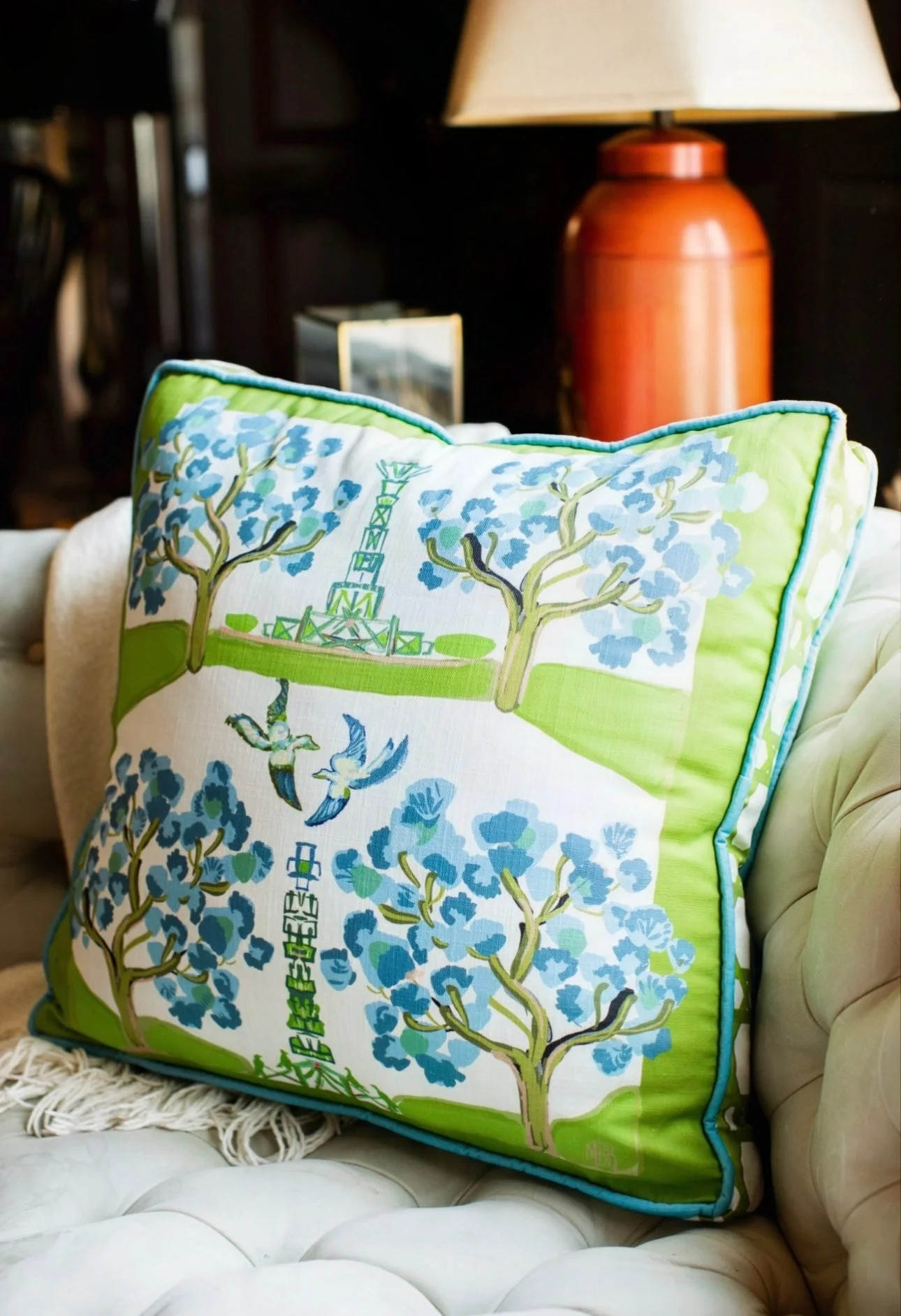 Carolina Willow© Square Pillow | House Of MBR