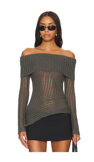 Tawny Sweater in Grey | Revolve Clothing (Global)