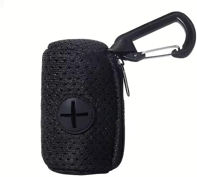 Portable Pet Poo Bag Dispenser, Polyester Dog Waste Storage Bag with Carabiner, Pet Supplies for ... | Amazon (US)