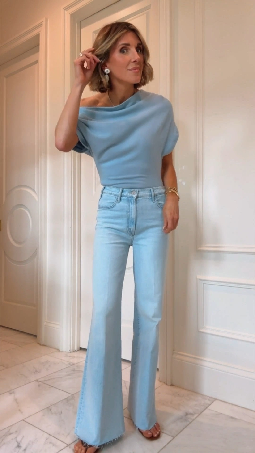 These light wash, viral jeans and off shoulder top are BEST SELLERS this week! So perfect for spring and summer.

#LTKsummer #LTKjeans #LTKdatenight