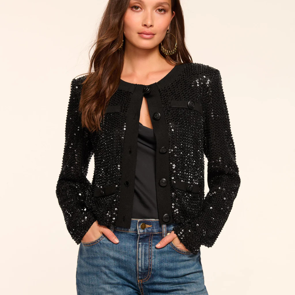 Anna Beaded Sequin Jacket | Ramy Brook
