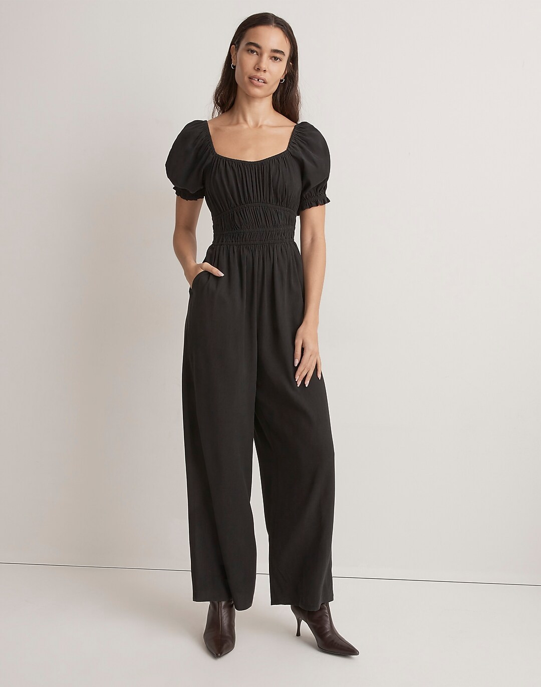 The Sophia Scoop-Neck Jumpsuit | Madewell