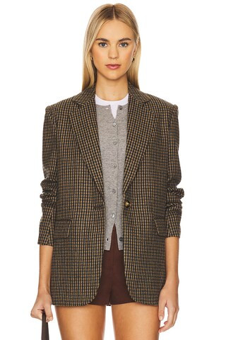 Elodie Alex Blazer in Brown Combo from Revolve.com | Revolve Clothing (Global)