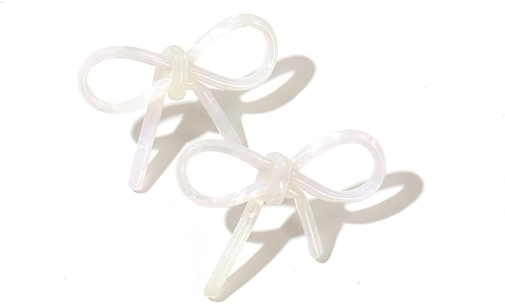 Tortoise Shell Earrings Bow Stud Earrings for Women Funny Tortoise Shell Acrylic Bowknot Stud Ear... | Amazon (US)