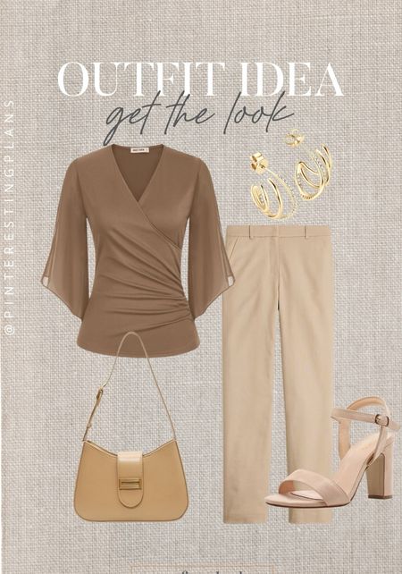 Outfit Idea get the look 🙌🏻🙌🏻

Workwear outfit, work blouse, trousers, earrings, heeled sandals 

#LTKworkwear #LTKstyletip #LTKSeasonal