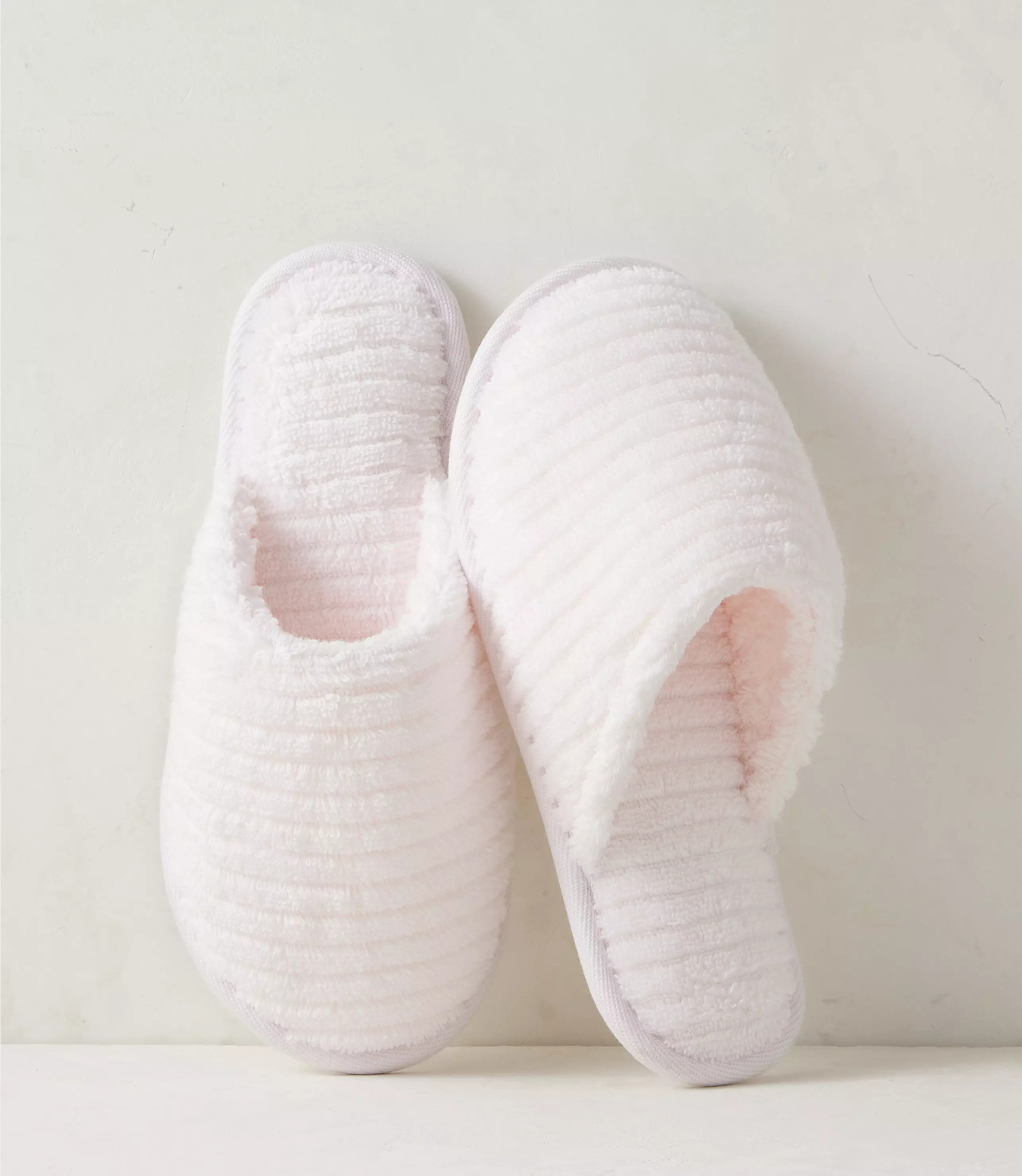 Haven Well Within Organic Cotton Terry Ripple Slippers | LOFT
