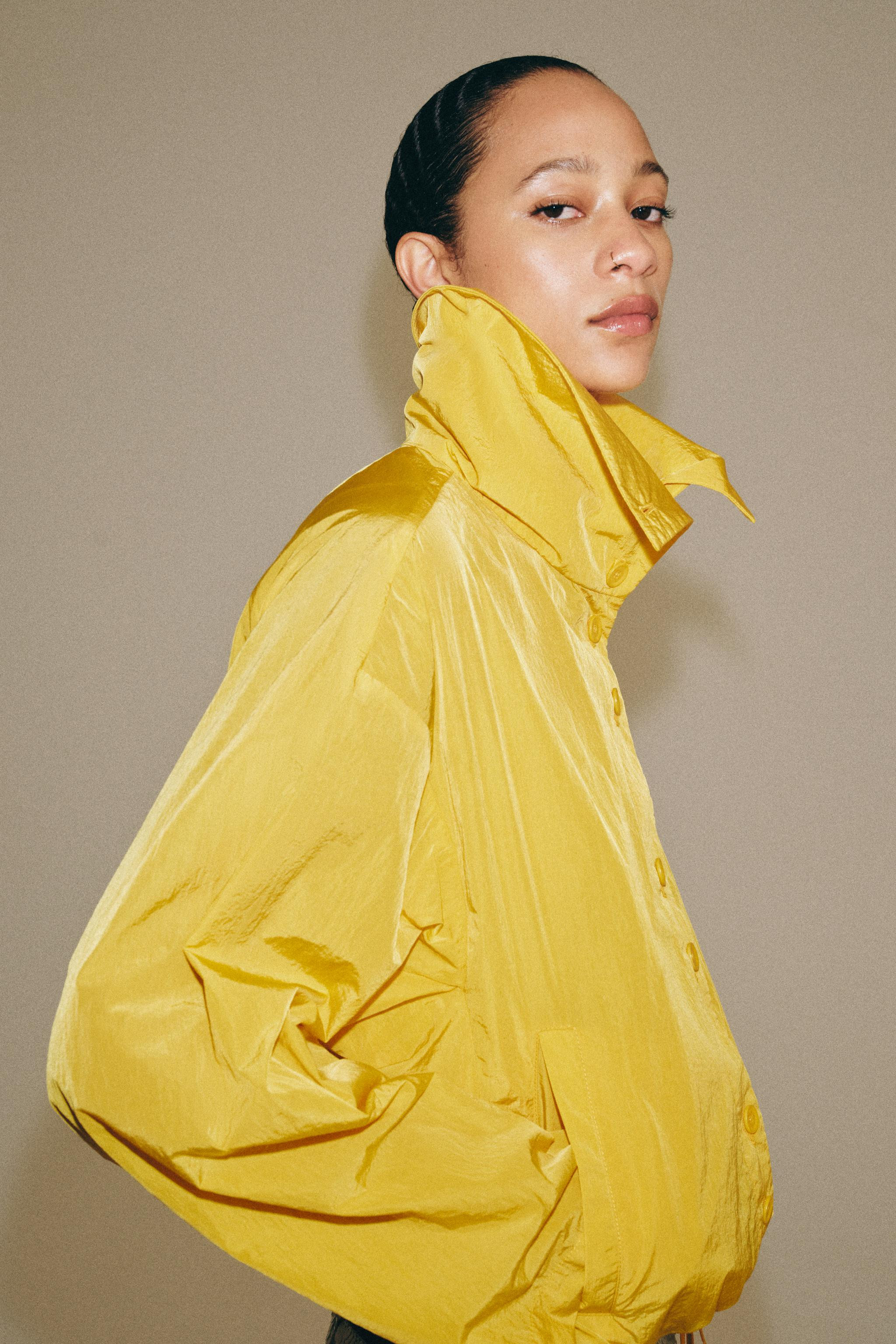 ZW COLLECTION NYLON BOMBER JACKET | Zara US