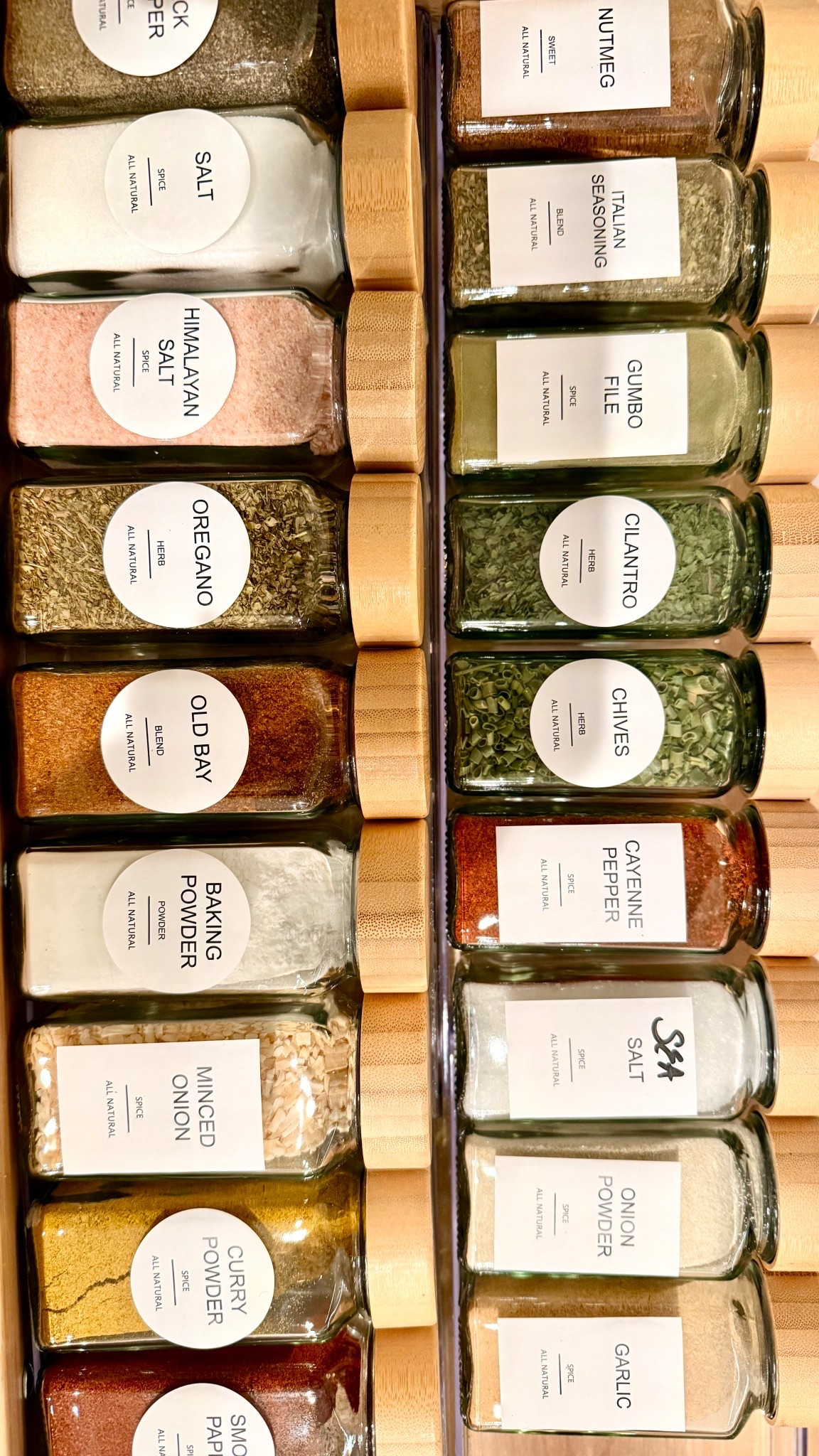 I love this super cute and clean modern way of labeling and storing the dry seasonings. I’ve linked the bottles plus the drawer inserts which makes it easier to see everything you have available for use. Cooking, home, kitchen essentials, home finds, kitchen labels, spice bottles

#LTKFindsUnder50 #LTKHome