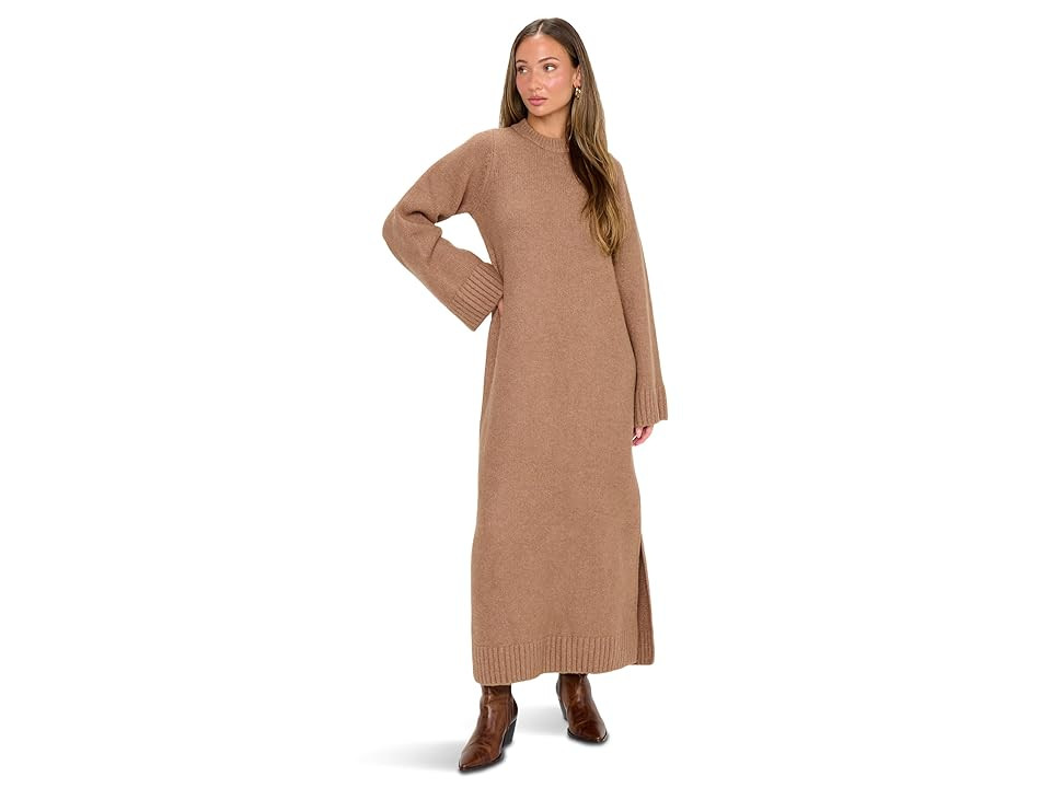 Show Me Your Mumu Lorraine Maxi Sweater Dress Women's Dress Maple Brown Knit : SM, Acrylic/Nylon/Spandex | Zappos