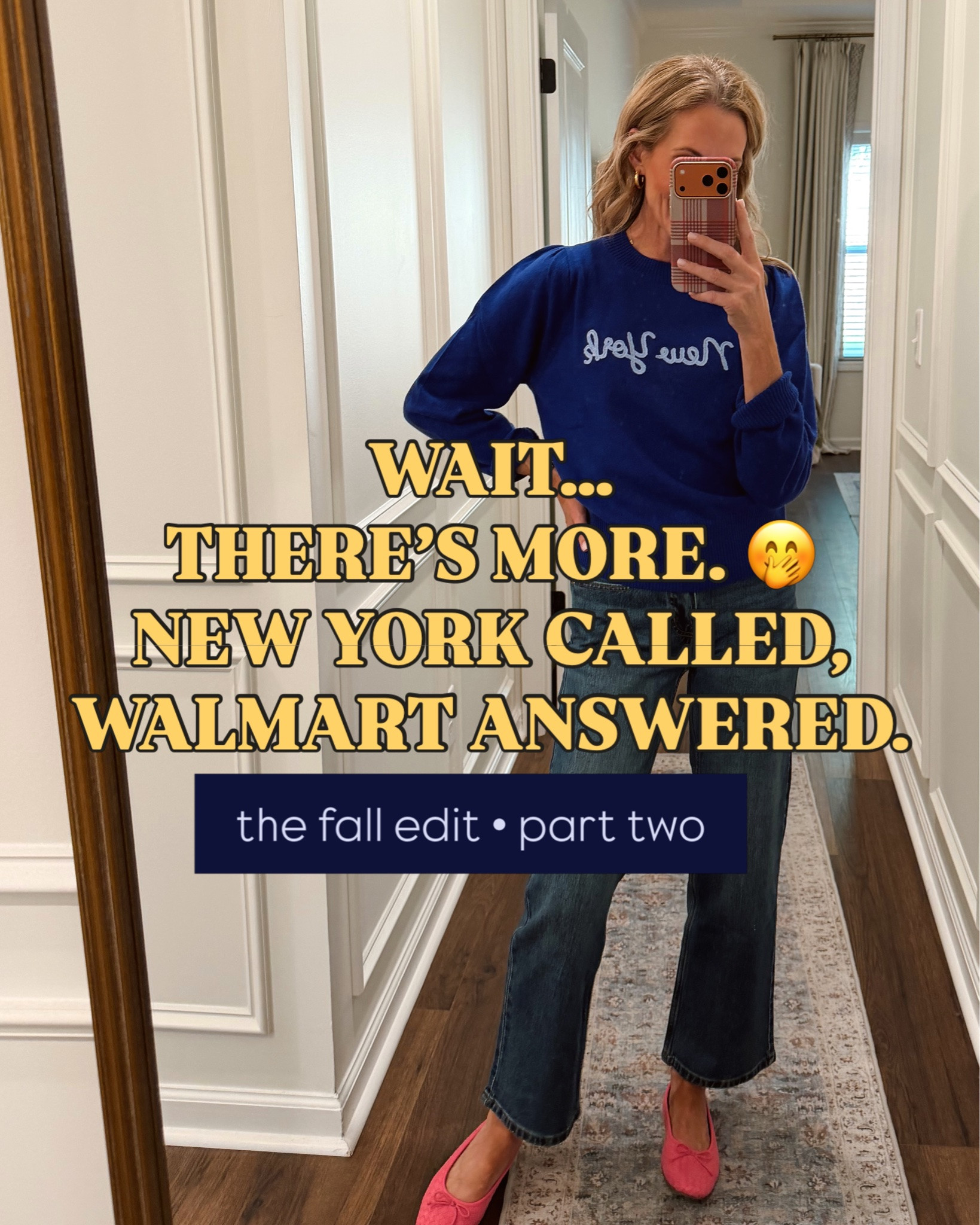 Walmart wasn’t done… and neither am I. 🤭 Part TWO of this fall drop might be even better than the first and I couldn’t love the little New York details more. Comment NEW or FALL for all links. 

There’s something extra special about sharing these pieces today. NYC … A little nod to a city that holds such a meaningful place in our hearts, on a day we will always remember. 🇺🇸 

And the FASHION?! Elevated sweaters, fall layers, denim, matching sets, scarves and workwear that look like they came from somewhere much more expensive. Walmart fall 2026 is absolutely showing off.

#WalmartFashion #FallOutfits

#LTKNYFW #LTKootd #LTKgrwm

Comment FALL below to receive a DM with the link to this post on my LTK ⬇ https://liketk.it/6n5OK