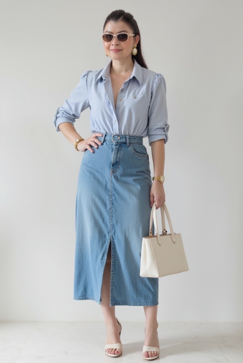 Blusa S
Saia S


#LTKmodamodesta #LTKbrasil #LTKpetite