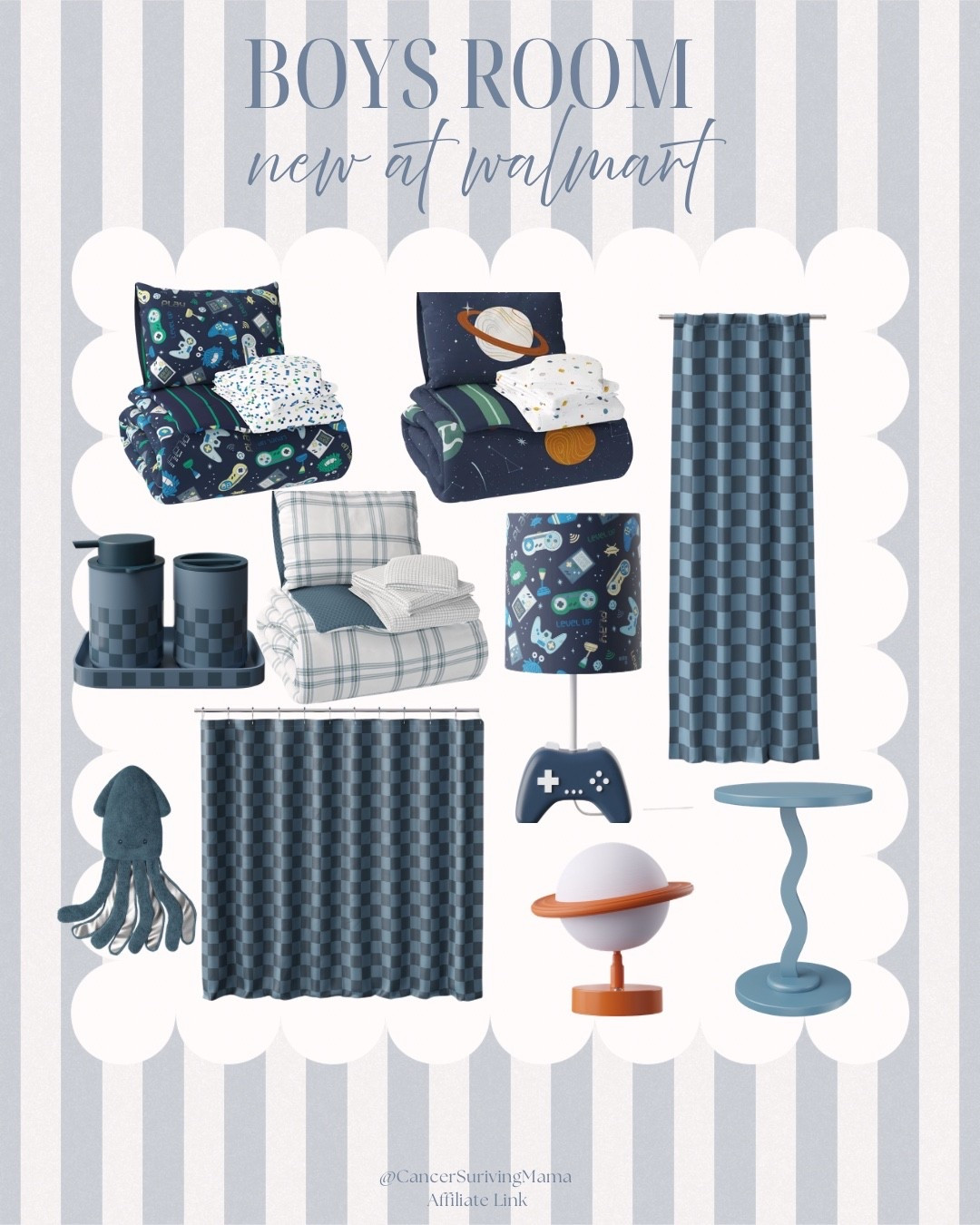 new boys room finds at walmart and these are SO good 🩵 cute boys decor without all the cartoons 😝checkered accessories + the cutest bedding sets for a boys bedroom refresh without spending a fortune

boys room decor, boys bedroom ideas, walmart home, boys bedding, gaming room decor, space themed bedroom, kids room decor, walmart finds, affordable kids decor, boys bathroom decor, checkerboard decor, playroom ideas, tween boy room, space bedroom, game bedroom, boys room

#LTKmomlife #LTKHome #LTKKids