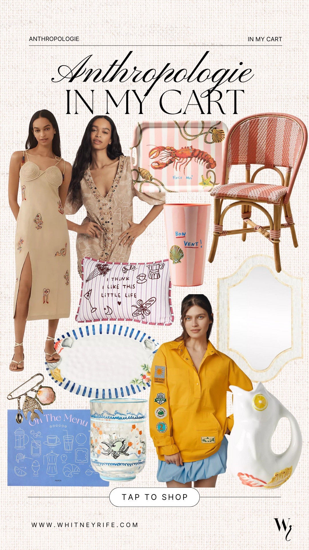 Use code WHITNEY20 for 20% off! Anthro home finds, summer anthro finds, nautical arrivals! 

#LTKSaleAlert #LTKSpringSale #LTKHome