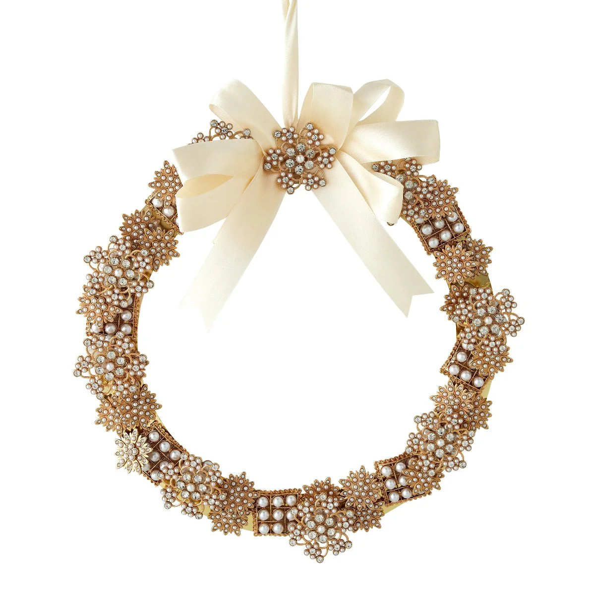 Large Vintage Brooch Wreath | Caitlin Wilson Design