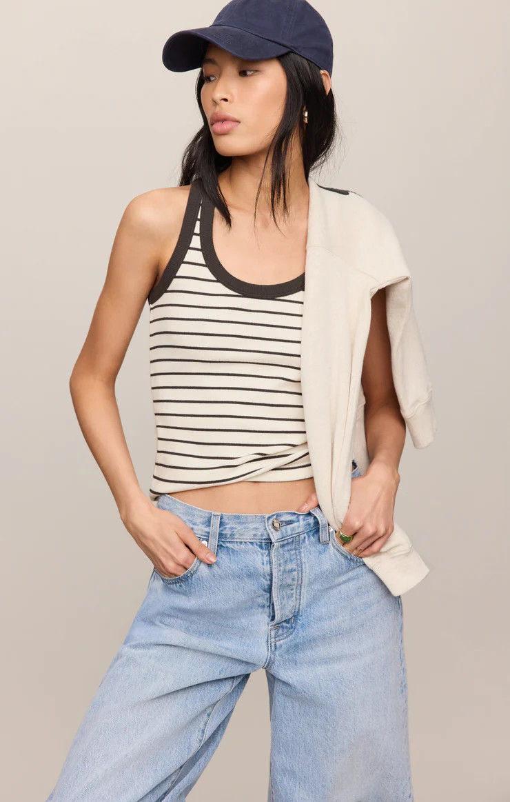 Rowe Striped Scoop Tank | Z Supply