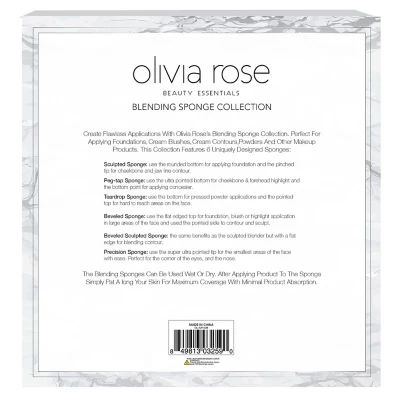 Olivia Rose 12-Piece Blending Sponge Collection, Snowflake | Sam's Club
