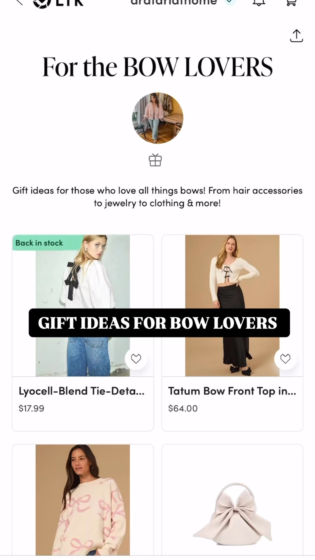 Bow jewelry, clothing, hair accessories, home decor, & more! This bow trend is so fun and I rounded up some great gift ideas for anyone who loves bows!



#LTKHoliday #LTKGiftGuide #LTKSeasonal