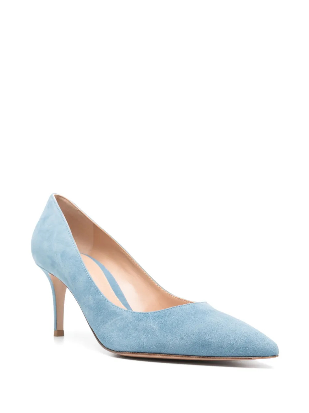 Gianvito Rossi Escarpins Gianvito 70 Mm | Bleu | FARFETCH FR | Farfetch Global