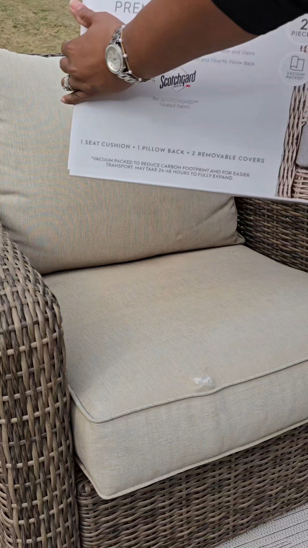 Patio replacement cover and cushion combo

#LTKdayinmylife #LTKHome #LTKSaleAlert