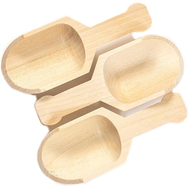 Amazon.com: Perfect Stix 10-Pack Mini Wood Scoop, 4-1/4 L x 1-1/4 W-Inch : Home & Kitchen | Amazon (US)