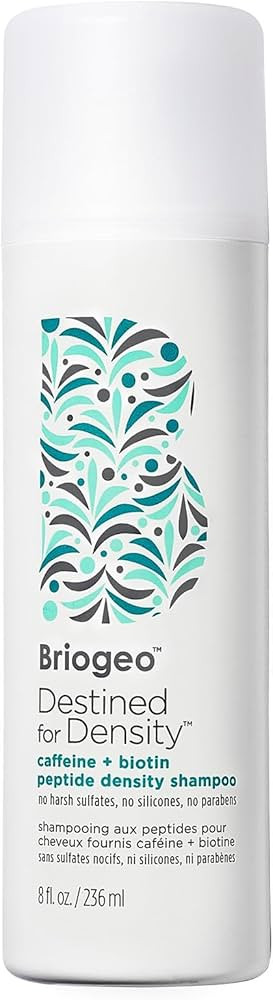 Briogeo Destined For Density Caffeine + Biotin Peptide Density Shampoo, Increases Hair Thickness ... | Amazon (US)