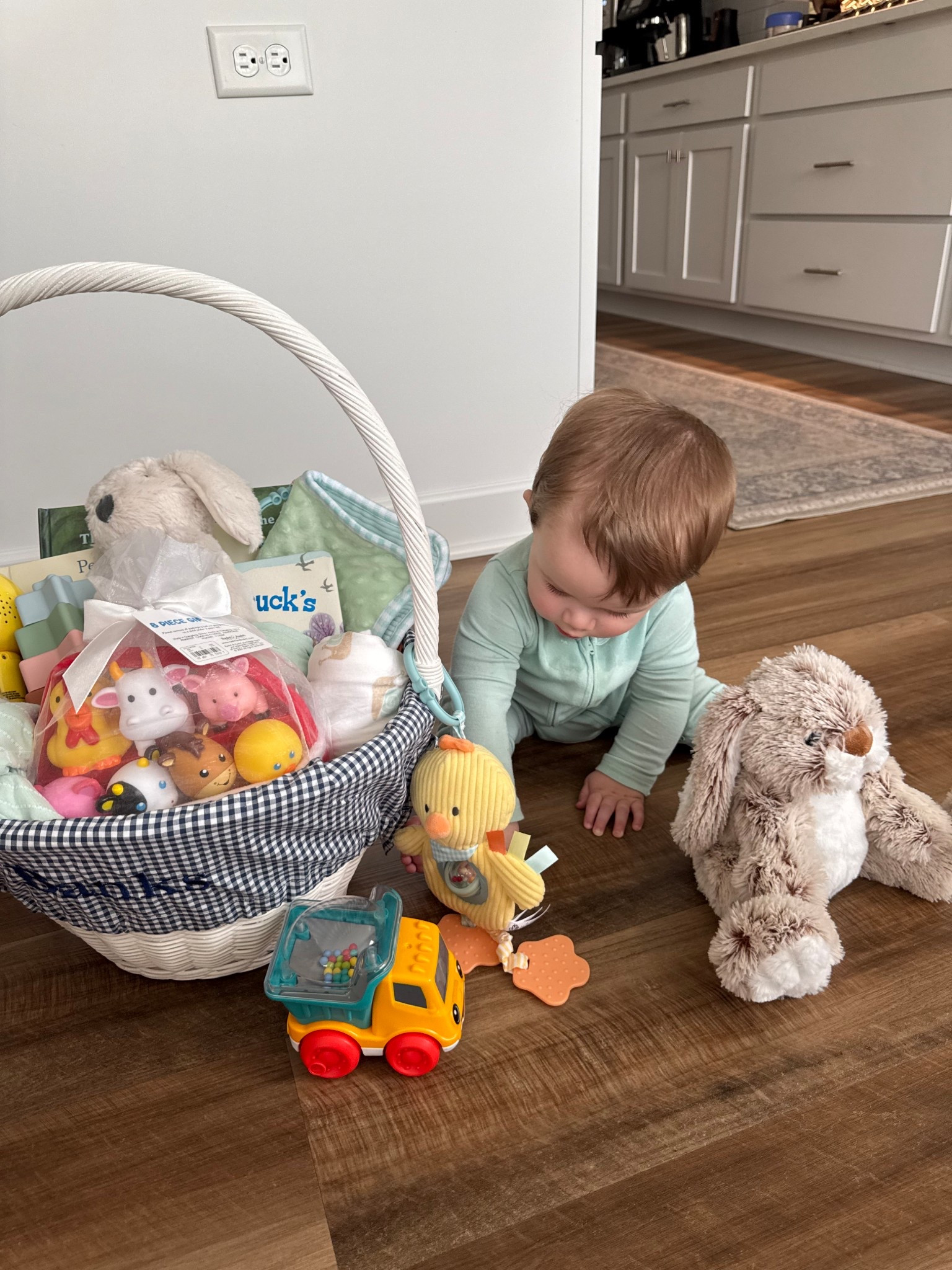 A little throwback to last Easter with baby boy 🤍🐣 I’m so so happy I got this personalized Easter basket that we’ll be able to use every year! It’s such nice quality and there’s so many color and font options! 

easter basket stuffers
Easter basket 
Personalized Easter basket 


#LTKKids #LTKmomlife #LTKSeasonal