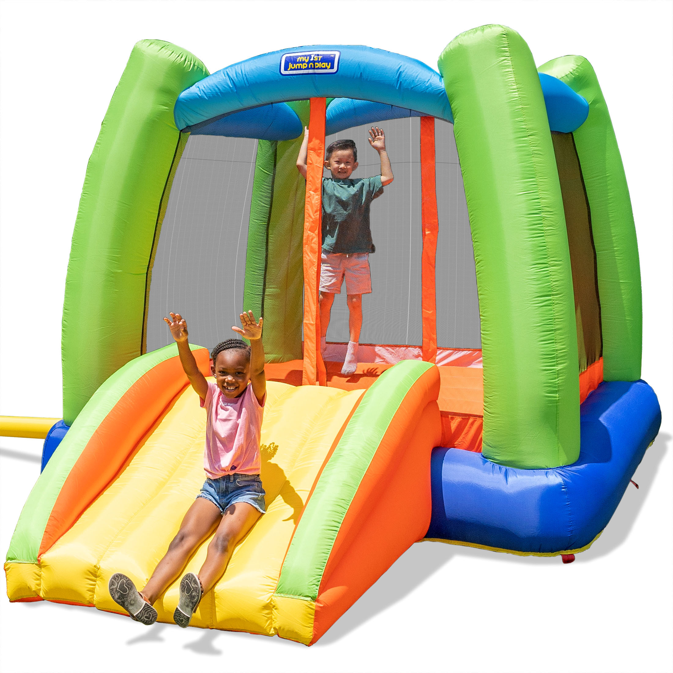 Sportspower My 1st Jump 'n Play, 12 feet Inflatable Bounce House with Lifetime Warranty on Blower... | Walmart (US)