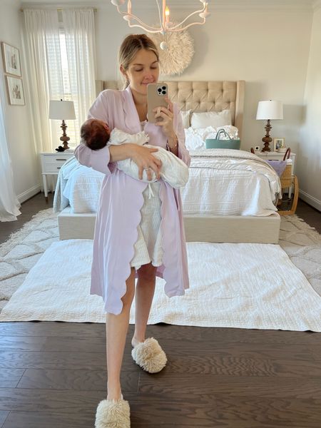 Robe and sleep dress #postpartum 