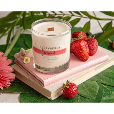 Strawberry Lemonade Scented Jar Candle | Wayfair Professional
