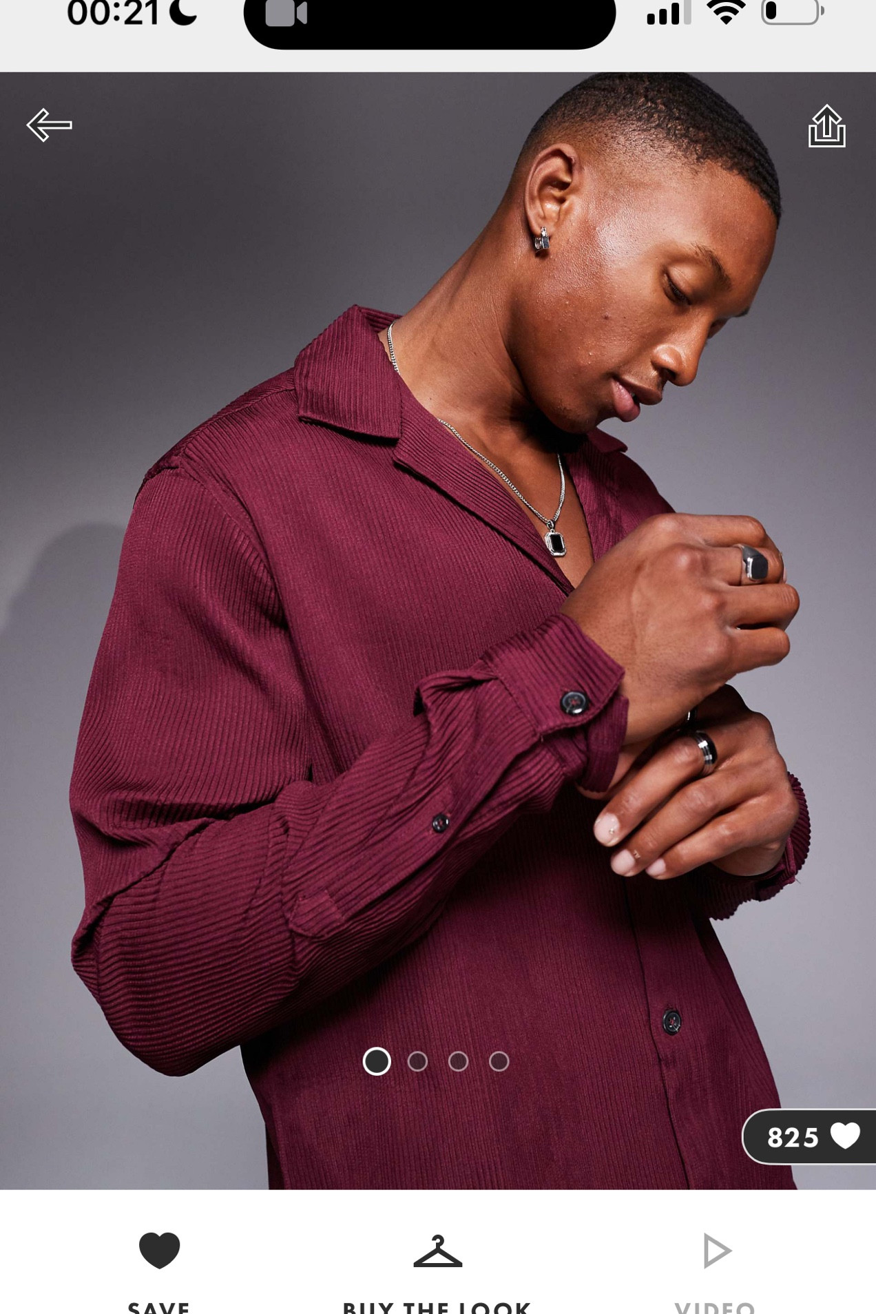 ASOS DESIGN relaxed deep revere shirt in plisse in burgundy

#LTKeurope #LTKuk #LTKmens