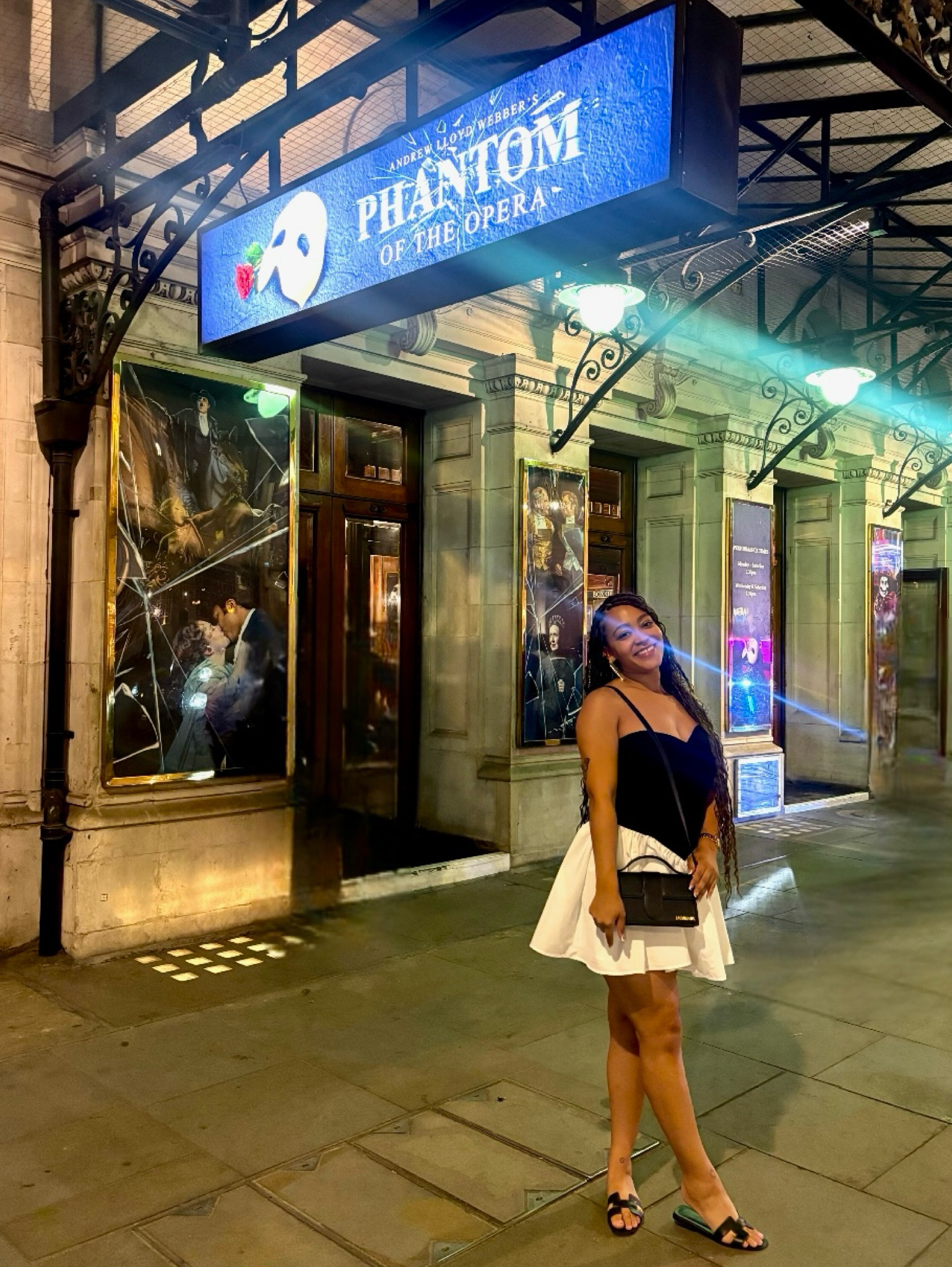 Theater night in London! Shoes are Hermes Oran sandal in Black

#LTKSaleAlert #LTKItBag