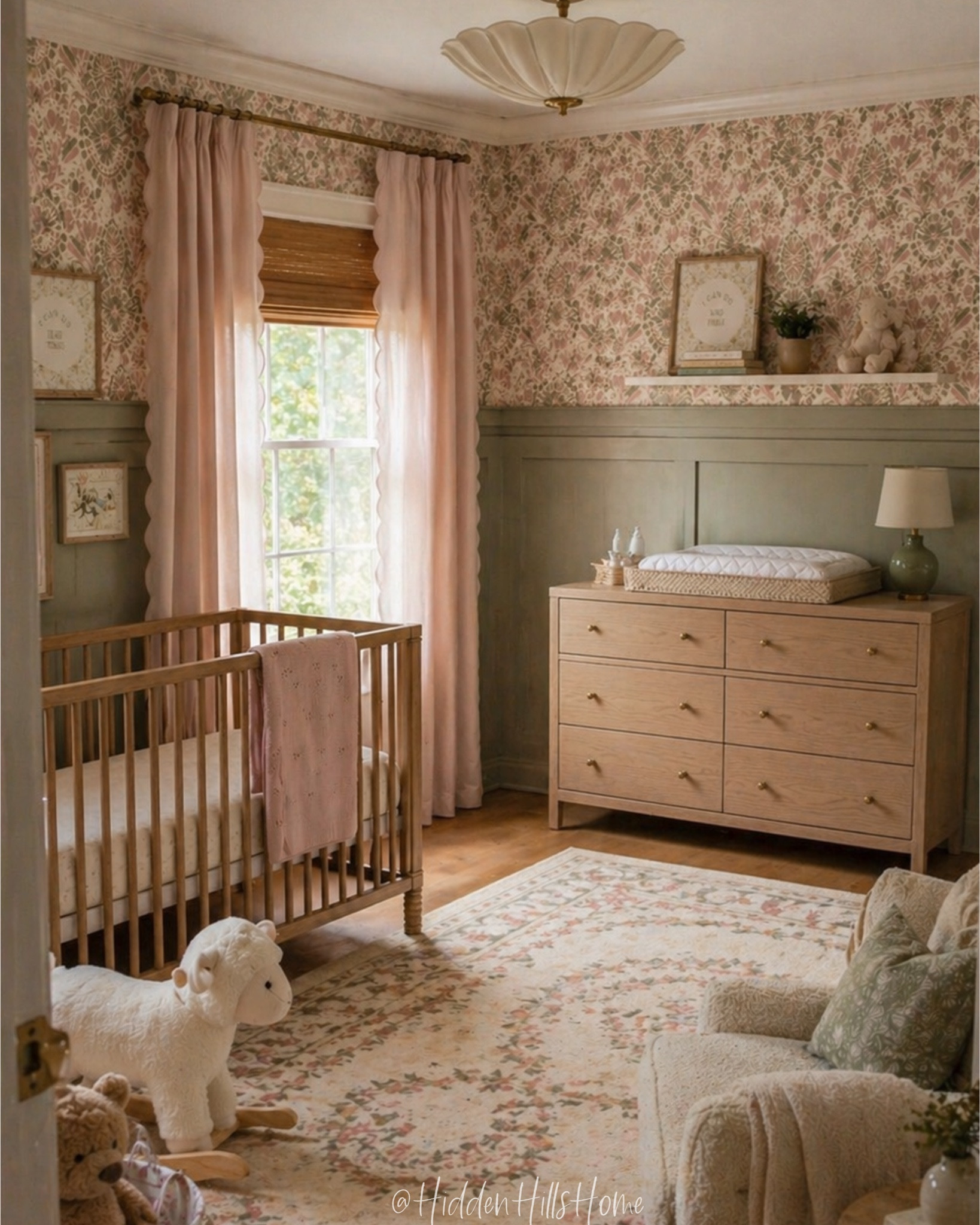 Nursery decor, baby girls room decor, nursery mood board, pink and green nursery, crib, nursery inspiration, baby room design 

#LTKBaby #LTKHome #LTKSaleAlert