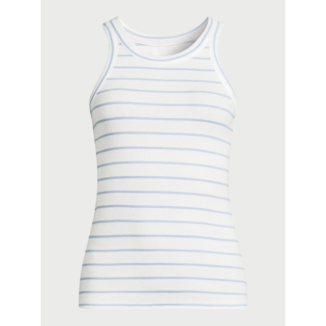 Free Assembly Women’s Cut Away Tank Top, Sizes XS-XXL | Walmart (US)