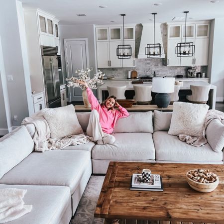 Welcome to my living room! We love our RH cloud look for less couch from Wayfair! It is seriously the best. 

Lee Anne Benjamin 🤍

#LTKFind #LTKfamily #LTKhome