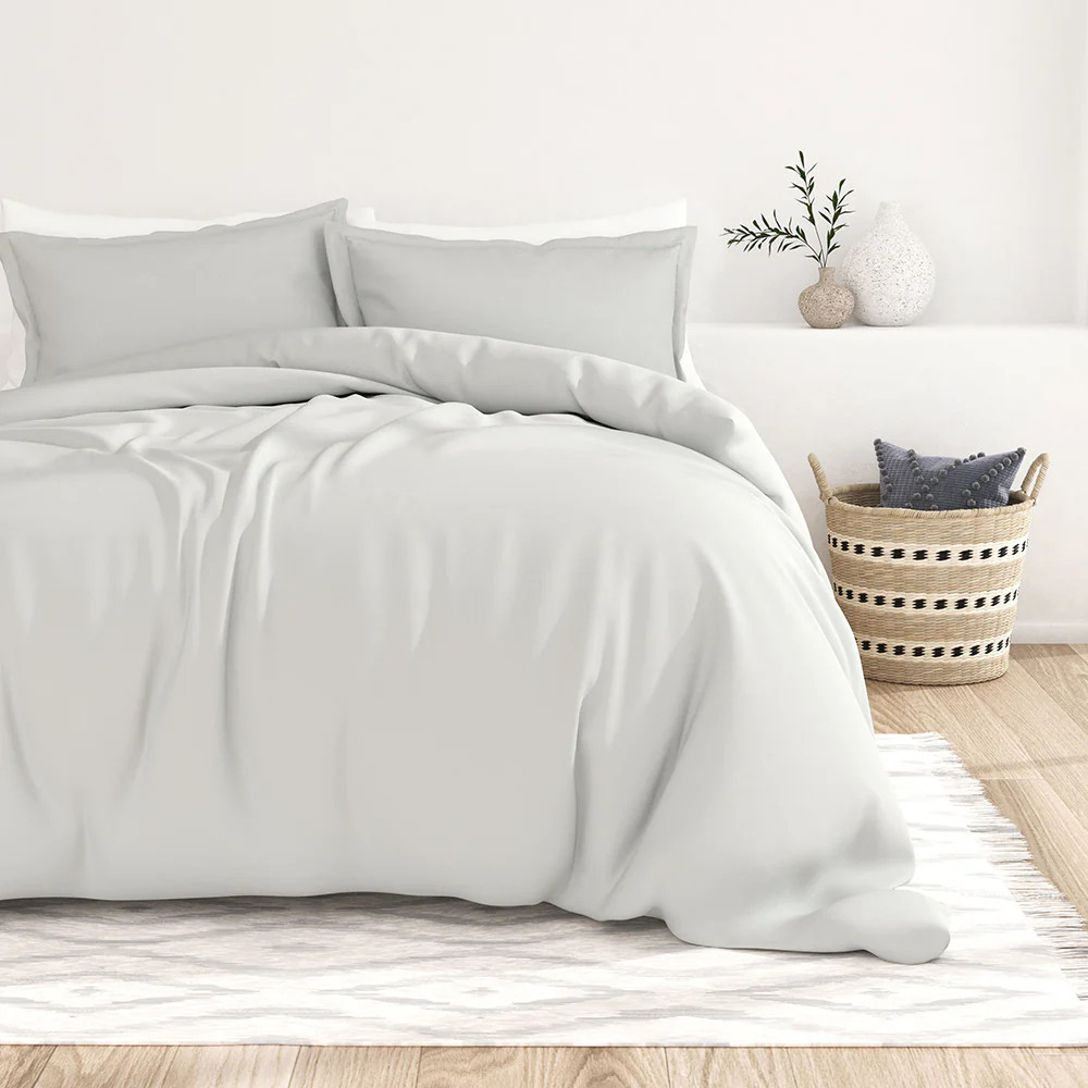 3-Piece Essential Duvet Cover Set | Linens and Hutch