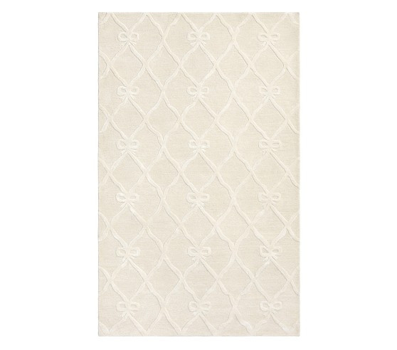 LoveShackFancy Bow Trellis Rug | Pottery Barn Kids