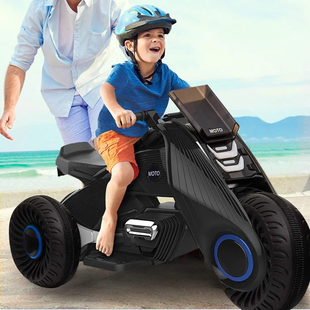 Kids Ride on Motorcycle,6V Battery Powered Electric Motorcycle 3 Wheels Double Drive Toy for 3-8 ... | Walmart (US)