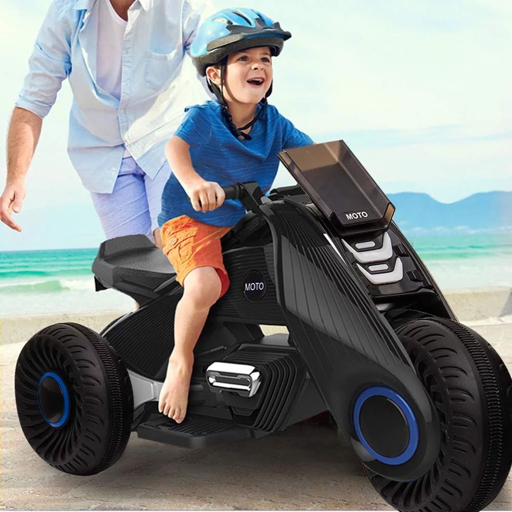 Kids Ride on Motorcycle,6V Battery Powered Electric Motorcycle 3 Wheels Double Drive Toy for 3-8 ... | Walmart (US)