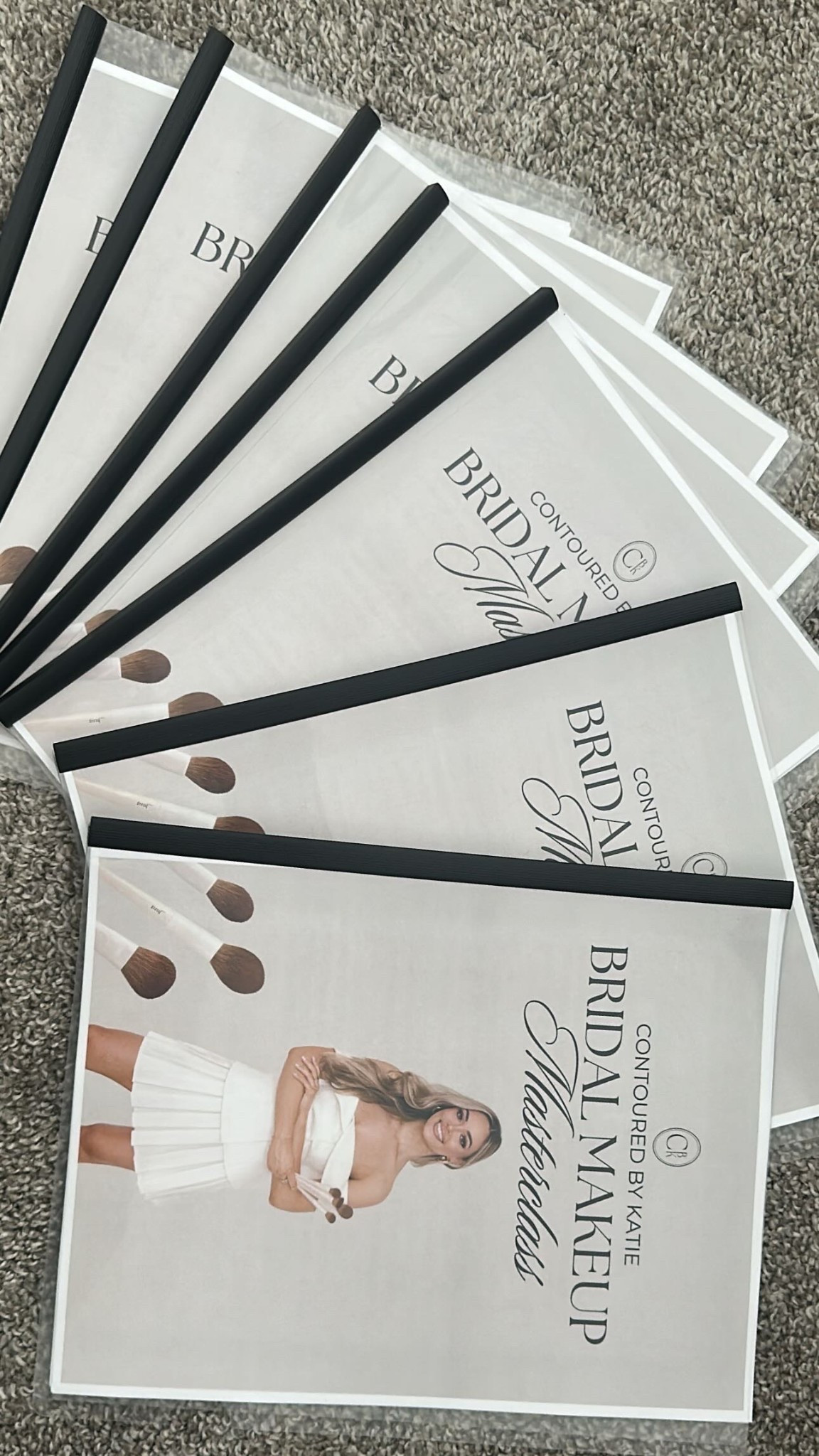 DIY product booklets for my makeup masterclass✨